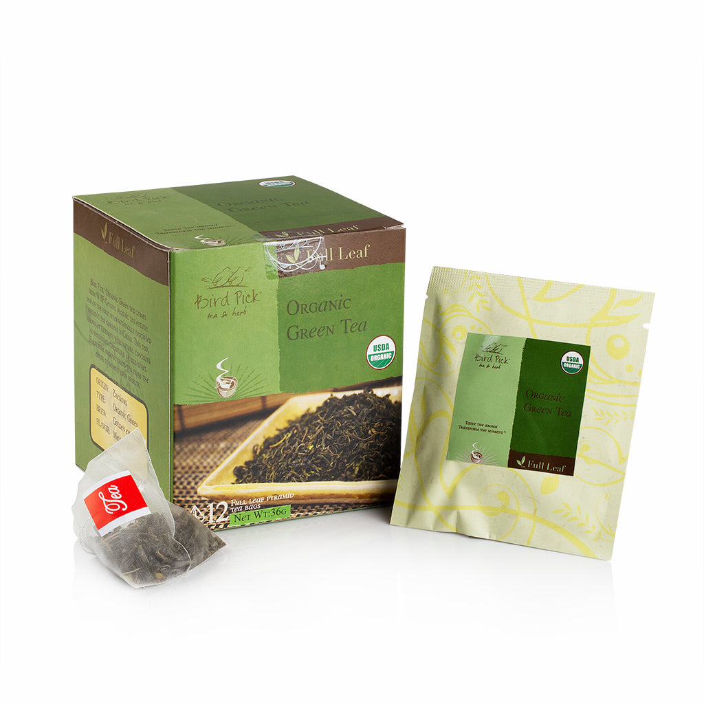 green tea box design