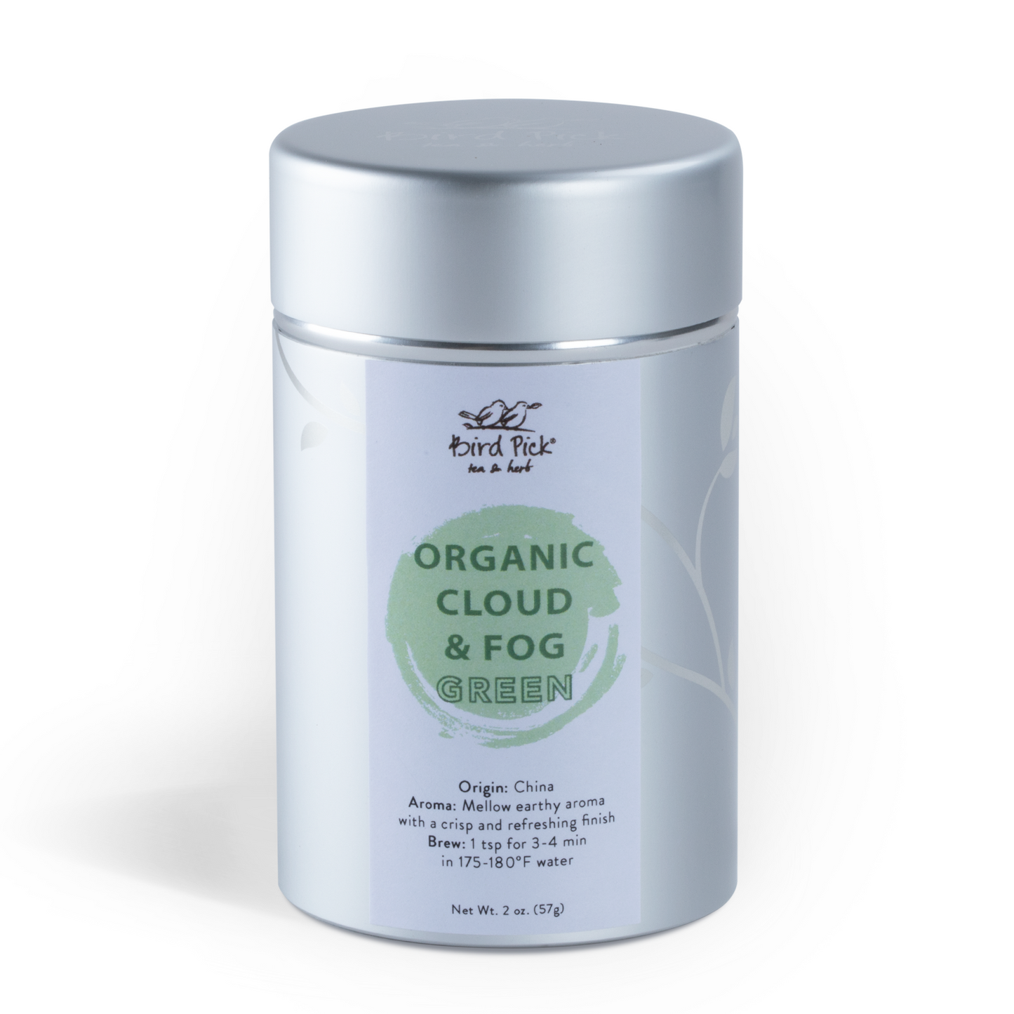 Organic Cloud & Fog Green Silver Tin Collection